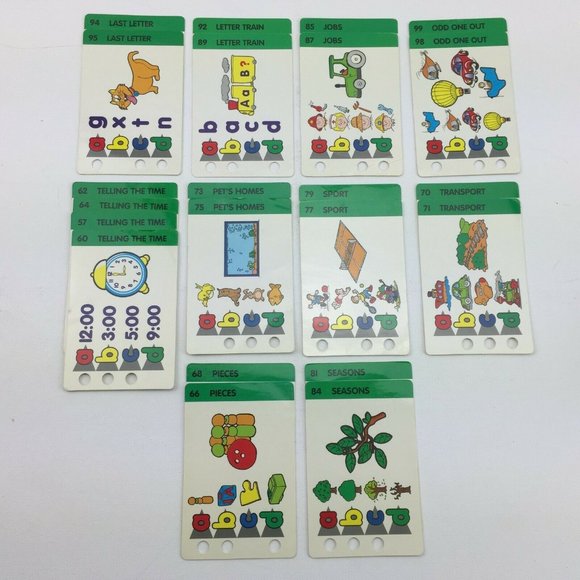 Green Robot Kid Toy Game Educational Learning Math Seasons Time Phonics Sorting - Picture 9 of 12